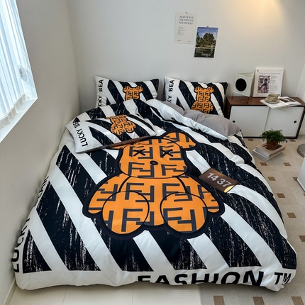 91家纺网 家纺一手货源 找家纺 （总）色鬼 2023新款秋冬网红款四季款潮流四件套直播爆款