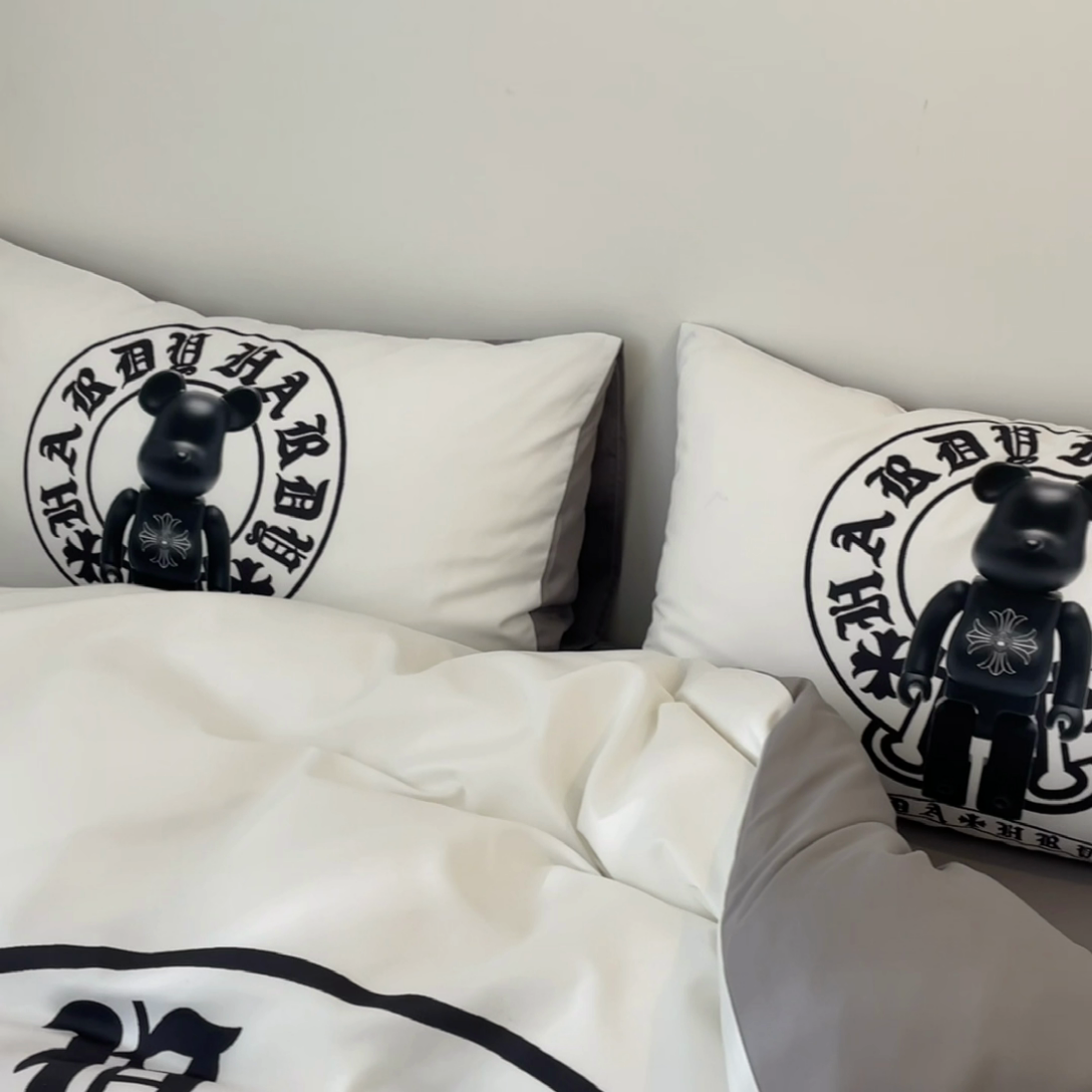 91家纺网 家纺一手货源 找家纺 色鬼 2023新款秋冬网红款四季款潮流四件套直播爆款 克罗熊