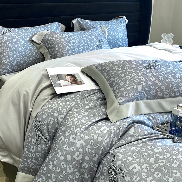 91家纺网 家纺一手货源 找家纺 （总）优悦 2023新款轻奢磨毛印花系列四件套