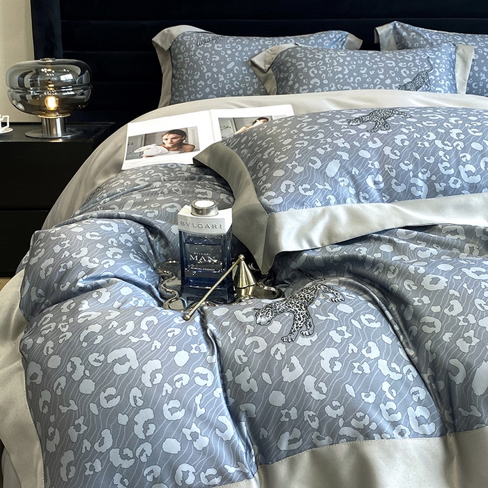 91家纺网 家纺一手货源 找家纺 （总）优悦 2023新款轻奢磨毛印花系列四件套