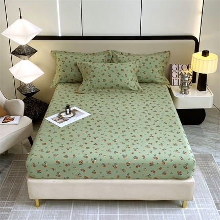 91家纺网 家纺一手货源 找家纺 （总）宝齐莱家纺 2023年新款全棉磨毛印花单床笠