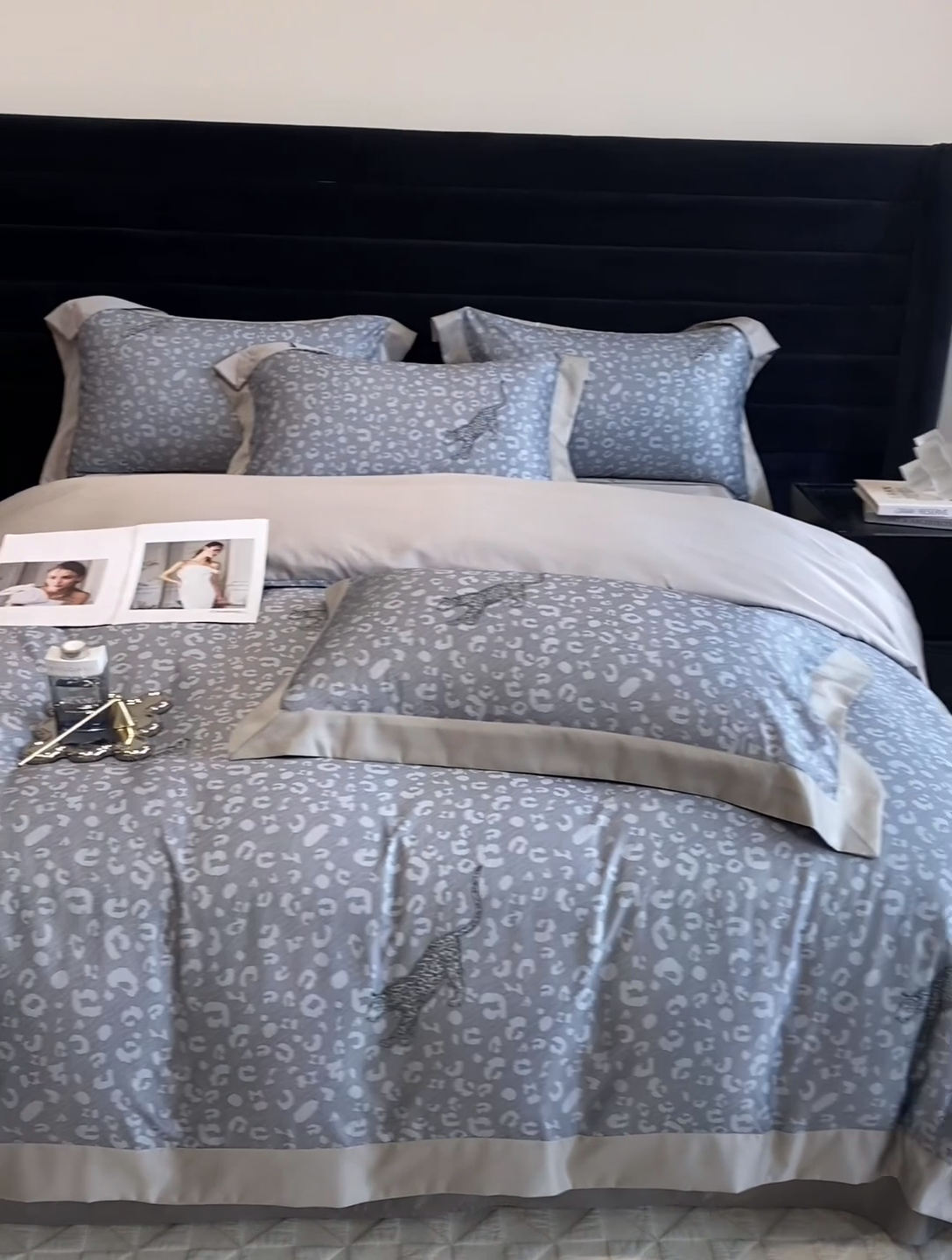 91家纺网 家纺一手货源 找家纺 （总）优悦 2023新款轻奢磨毛印花系列四件套