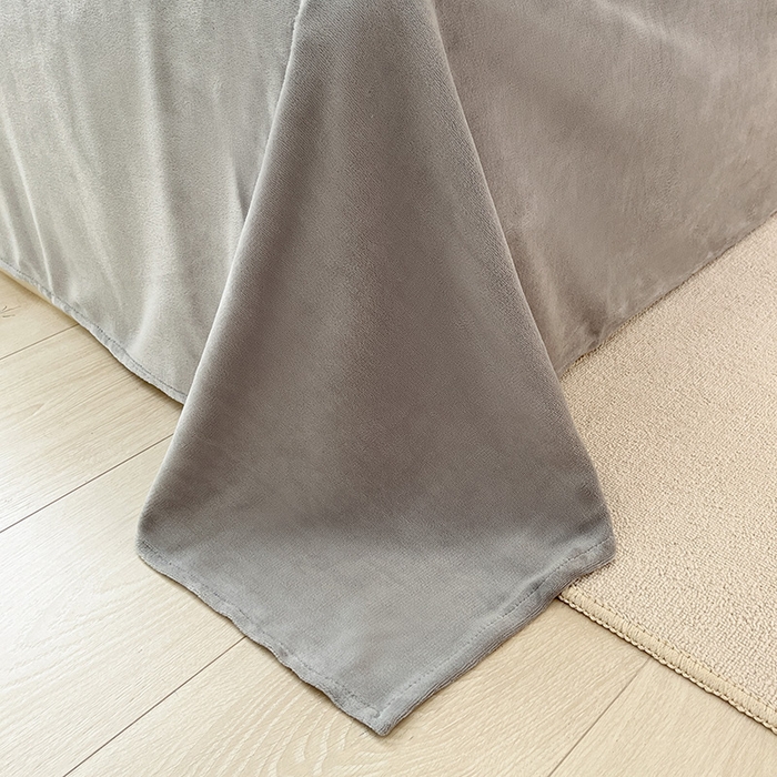 91家纺网 家纺一手货源 找家纺 桃子家居 2023新款ins韩系简约卡通奶油小清新加厚牛奶绒系列四件套 绒-心语粉玉