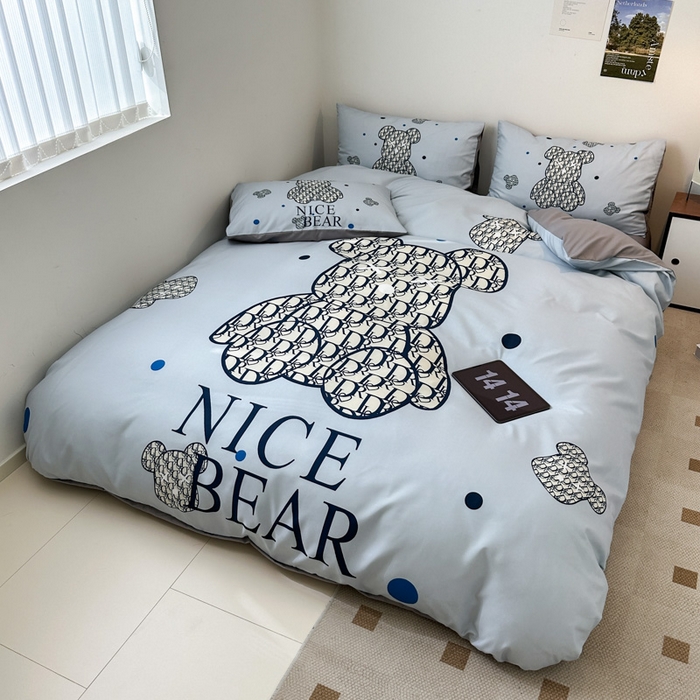 91家纺网 家纺一手货源 找家纺 色鬼 2023新款秋冬网红款四季款潮流四件套直播爆款 萌迪