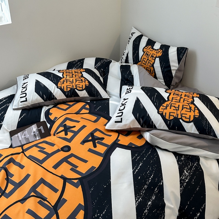 91家纺网 家纺一手货源 找家纺 色鬼 2023新款秋冬网红款四季款潮流四件套直播爆款 咔酷