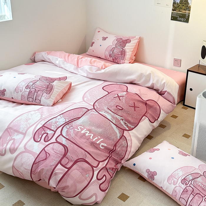 91家纺网 家纺一手货源 找家纺 色鬼 2023新款秋冬网红款四季款潮流四件套直播爆款 流沙