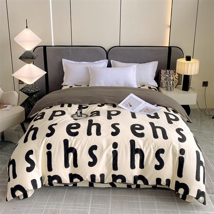 91家纺网 家纺一手货源 找家纺 （总）宝齐莱家纺 2023年全棉磨毛印花单被套