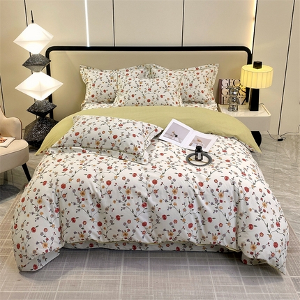 91家纺网 家纺一手货源 找家纺 （总）宝齐莱家纺 2023新款全棉磨毛四件套