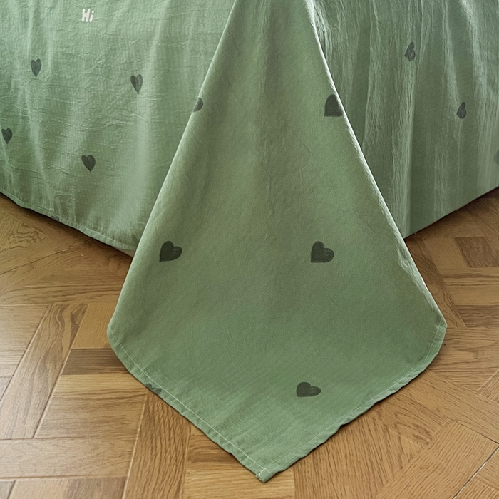 91家纺网 家纺一手货源 找家纺 上尚居 2023新款提花小竺棉碎花四件套 都市野兽