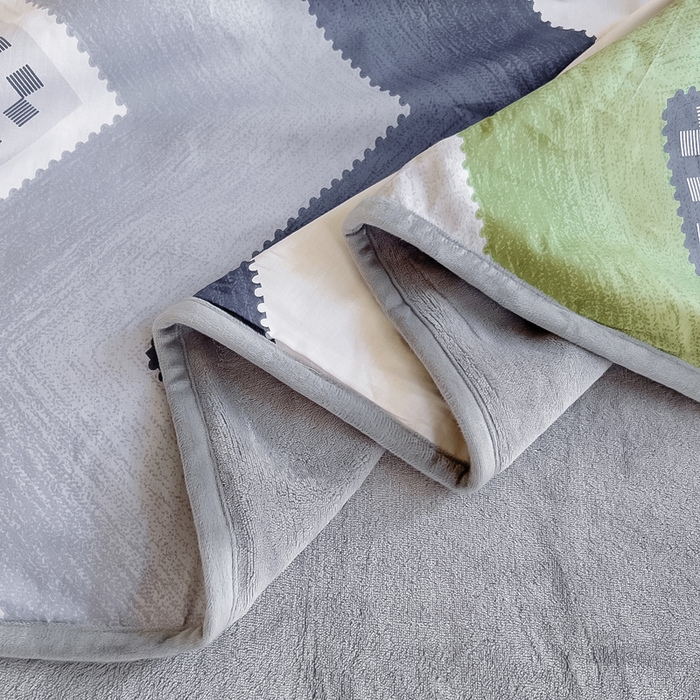 91家纺网 家纺一手货源 找家纺 琪琪阁 2023新款全棉加牛奶绒单被套 克洛伊