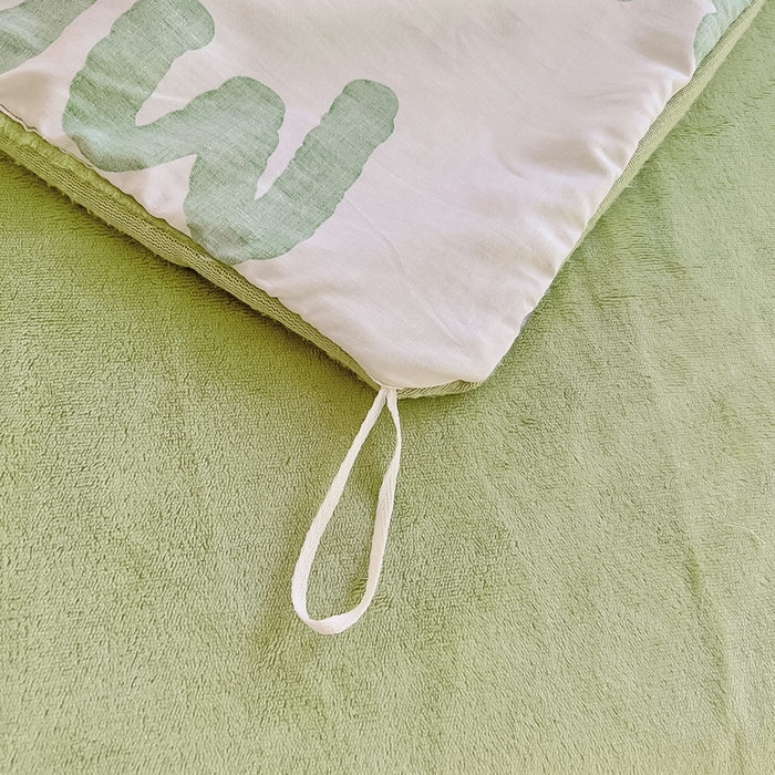 91家纺网 家纺一手货源 找家纺 琪琪阁 2023新款全棉加牛奶绒单被套 快乐伙伴