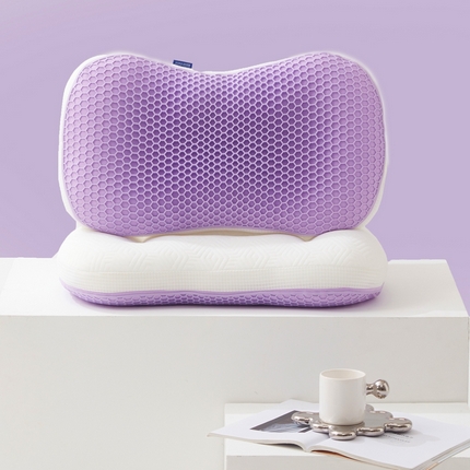 91家纺网 家纺一手货源 找家纺 （总）爱来伊家纺 2023新款凉感枕TPE果胶羽丝枕夏季枕芯猫肚皮释压枕头枕芯