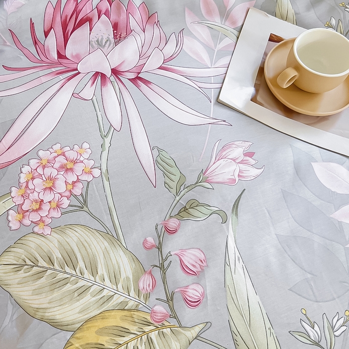 91家纺网 家纺一手货源 找家纺 琪琪阁 2023新款全棉加牛奶绒单被套 玉芙蓉