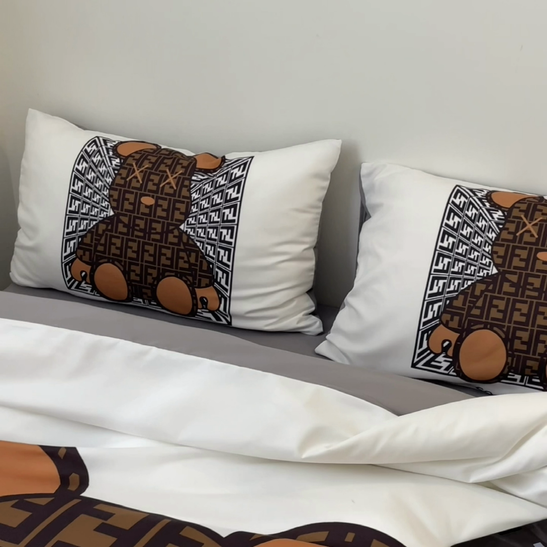 91家纺网 家纺一手货源 找家纺 色鬼 2023新款秋冬网红款四季款潮流四件套直播爆款 酷熊