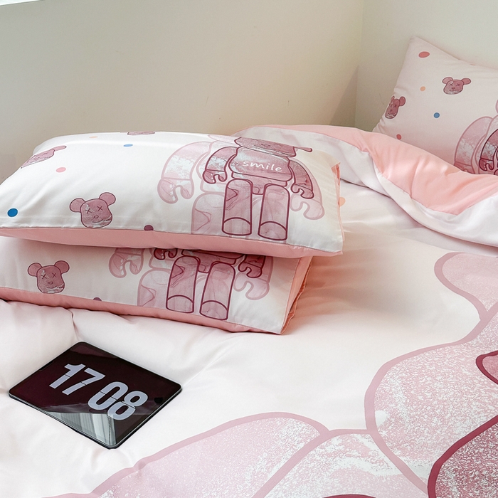 91家纺网 家纺一手货源 找家纺 色鬼 2023新款秋冬网红款四季款潮流四件套直播爆款 流沙