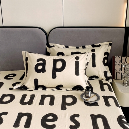 91家纺网 家纺一手货源 找家纺 （总）宝齐莱家纺 2023年全棉磨毛印花单枕套