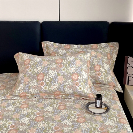 91家纺网 家纺一手货源 找家纺 （总）宝齐莱家纺 2023年全棉磨毛印花单枕套