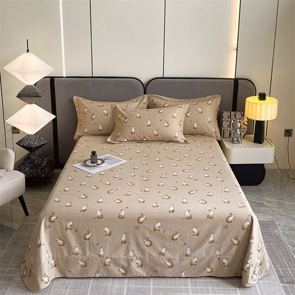 91家纺网 家纺一手货源 找家纺 （总）宝齐莱家纺 2023年全棉磨毛印花单床单