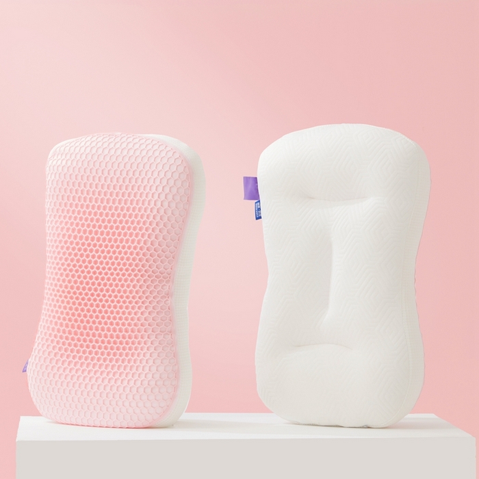 91家纺网 家纺一手货源 找家纺 （总）爱来伊家纺 2023新款凉感枕TPE果胶羽丝枕夏季枕芯猫肚皮释压枕头枕芯