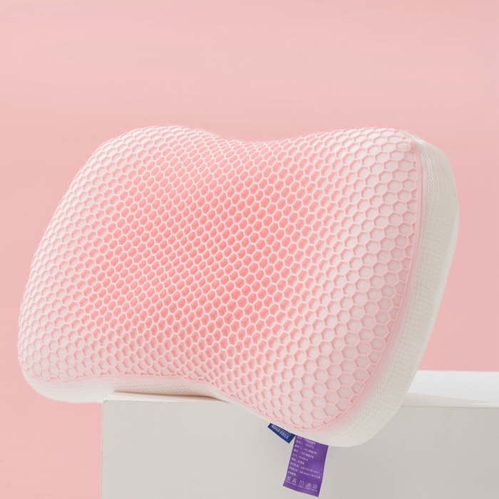 91家纺网 家纺一手货源 找家纺 （总）爱来伊家纺 2023新款凉感枕TPE果胶羽丝枕夏季枕芯猫肚皮释压枕头枕芯