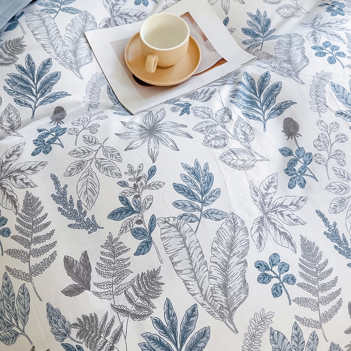 91家纺网 家纺一手货源 找家纺 琪琪阁 2023新款全棉加牛奶绒单被套 铃兰