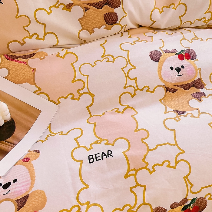 91家纺网 家纺一手货源 找家纺 琪琪阁 2023新款全棉加牛奶绒单被套 小可爱