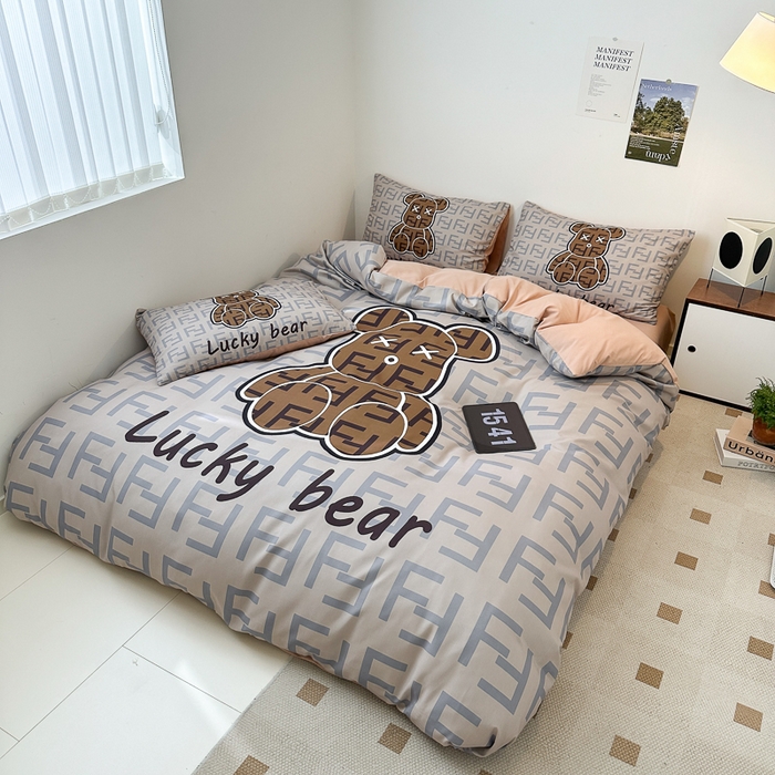 91家纺网 家纺一手货源 找家纺 色鬼 2023新款秋冬网红款四季款潮流四件套直播爆款 咔芬