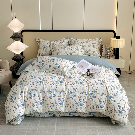 91家纺网 家纺一手货源 找家纺 （总）宝齐莱家纺 2023新款全棉磨毛四件套