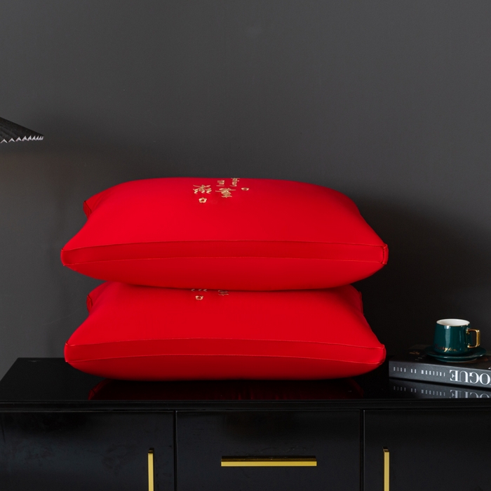 91家纺网 家纺一手货源 找家纺 （总）糖果枕芯 2023新款全棉婚庆枕芯枕头