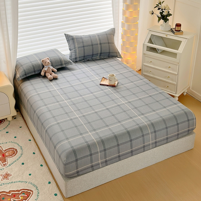 91家纺网 家纺一手货源 找家纺 元元被芯 2023新增全棉13372床笠 北欧格