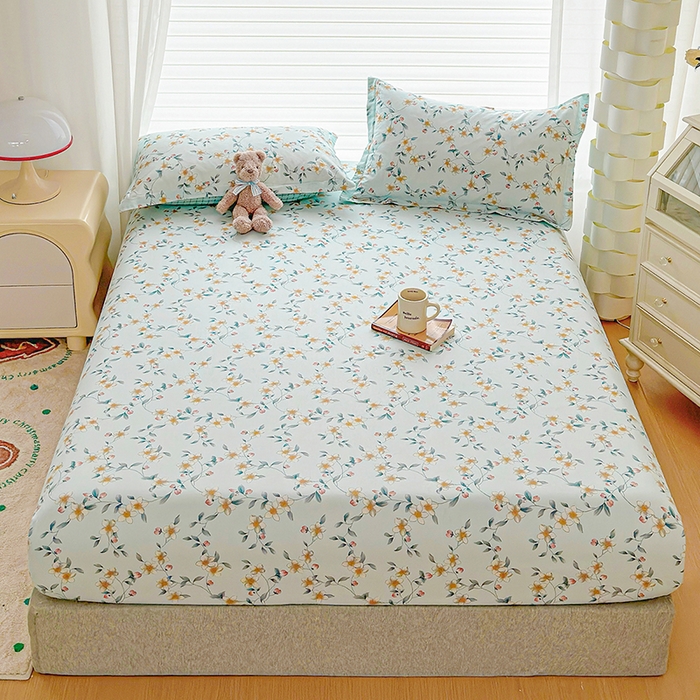 91家纺网 家纺一手货源 找家纺 元元被芯 2023新增全棉13372床笠 爱洛