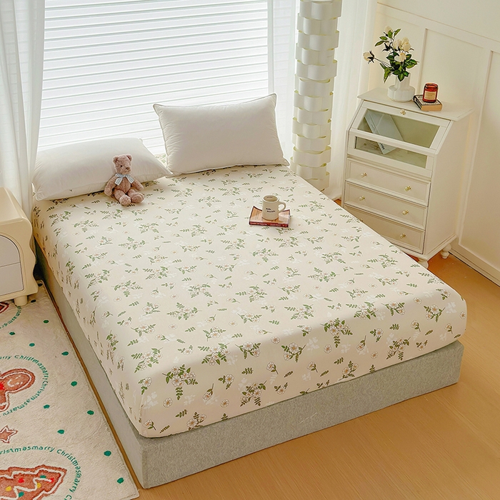 91家纺网 家纺一手货源 找家纺 元元被芯 2023新增全棉13372床笠 婷语花间