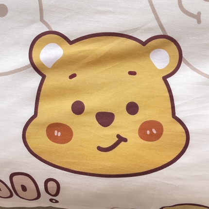 91家纺网 家纺一手货源 找家纺 （总）翎盈家纺 2023新款纯棉枕套喷气印花柔软舒适全棉枕套