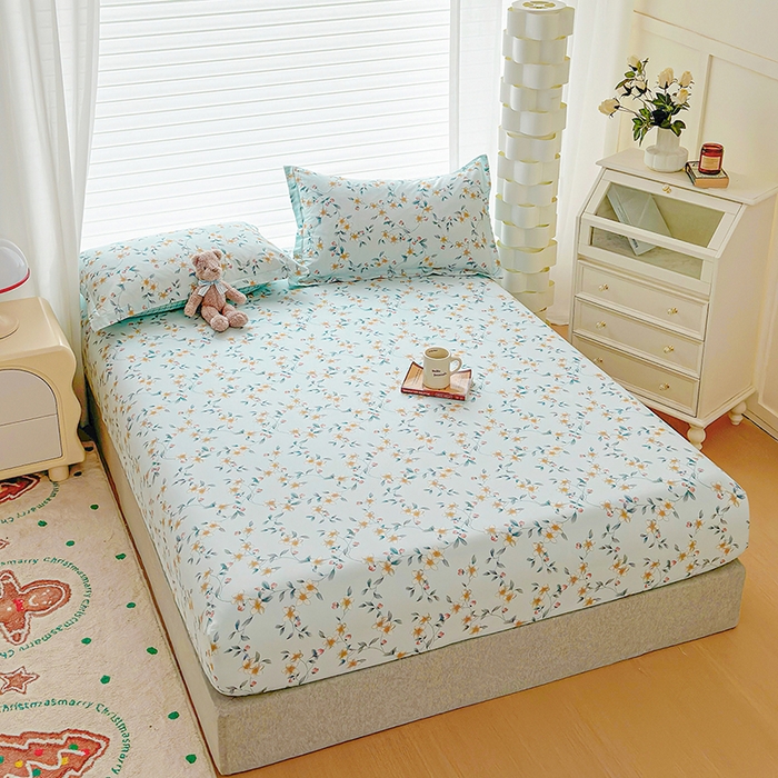 91家纺网 家纺一手货源 找家纺 元元被芯 2023新增全棉13372床笠 爱洛