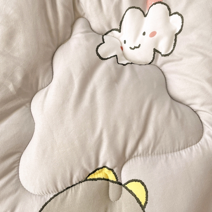 91家纺网 家纺一手货源 找家纺 寐居 2023新款A类水洗棉印花冬被 泡泡恐龙