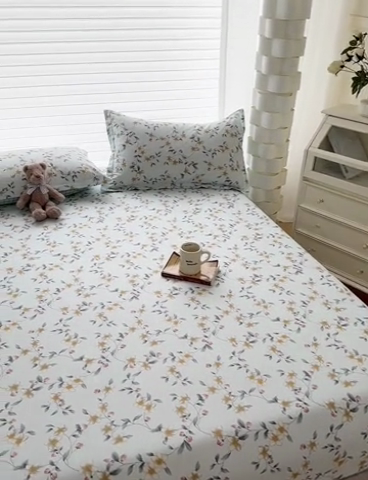 91家纺网 家纺一手货源 找家纺 元元被芯 2023新增全棉13372床笠 爱洛