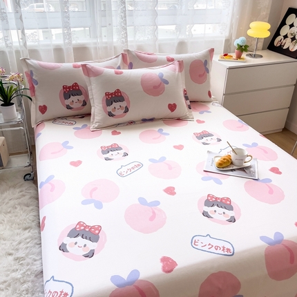 91家纺网 家纺一手货源 找家纺 （总）翎盈家纺 2023新款纯棉床单喷气印花柔软舒适全棉床单