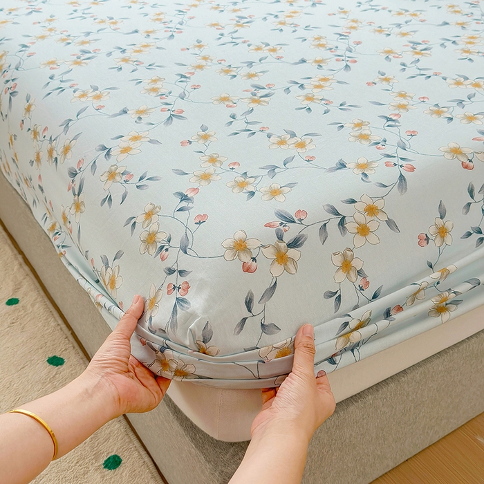 91家纺网 家纺一手货源 找家纺 元元被芯 2023新增全棉13372床笠 爱洛