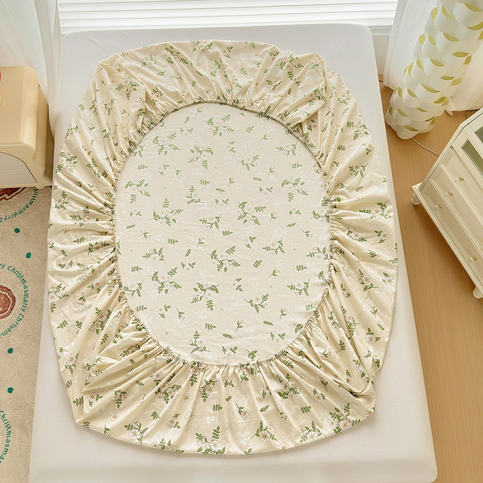 91家纺网 家纺一手货源 找家纺 元元被芯 2023新增全棉13372床笠 婷语花间