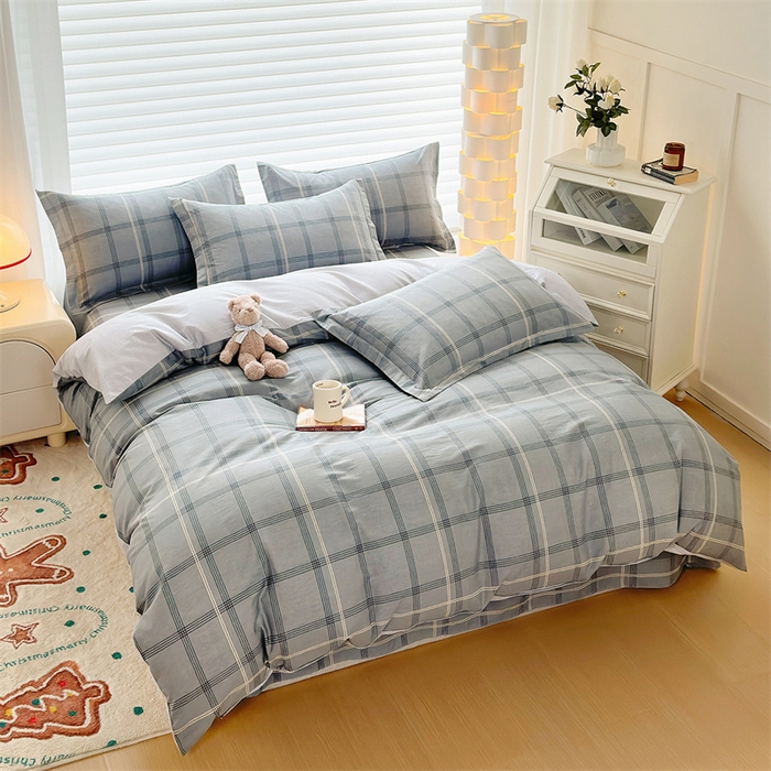 91家纺网 家纺一手货源 找家纺 元元被芯 2023新增全棉13372夹棉被套单件 北欧格