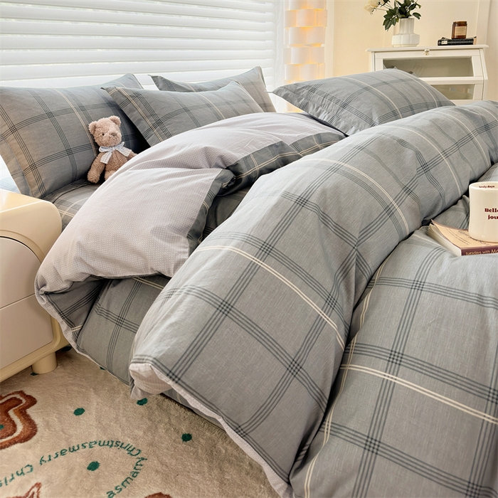 91家纺网 家纺一手货源 找家纺 元元被芯 2023新增全棉13372被套 北欧格