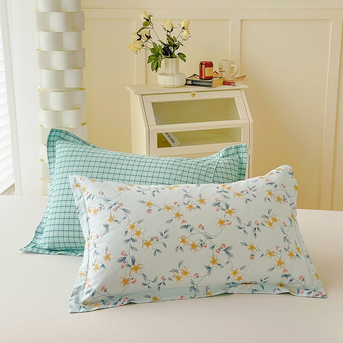 91家纺网 家纺一手货源 找家纺 元元被芯 2023新增全棉13372枕套 爱洛