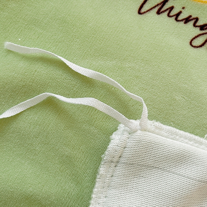 91家纺网 家纺一手货源 找家纺 尚品凤凰2025新款高克重印花牛奶绒四件套-工艺款兔然郁见你-果绿