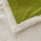 91家纺网 家纺一手货源 找家纺 （总）鹏程 2023新款玫瑰绒提花毯子被套AB版纯色加厚双层羊羔绒毛毯