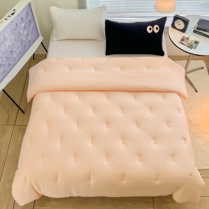 91家纺网 家纺一手货源 找家纺 （总）寐居 2023新款A类撞色针织棉冬被