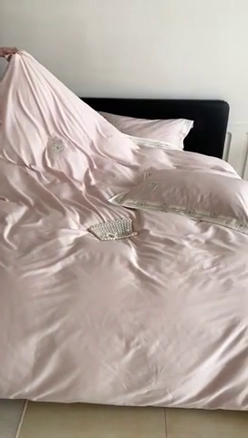 91家纺网 家纺一手货源 找家纺 MIU缪家居 2023新款邂逅系列100支全棉四件套  邂逅-粉色