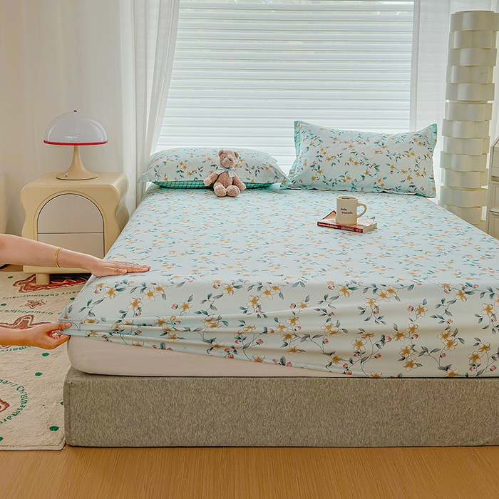 91家纺网 家纺一手货源 找家纺 元元被芯 2023新增全棉13372床笠 爱洛