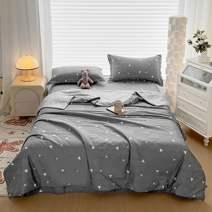 元元被芯 2023新增13372全棉夏被四件套 星光
