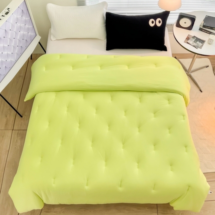 91家纺网 家纺一手货源 找家纺 （总）寐居 2023新款A类撞色针织棉冬被