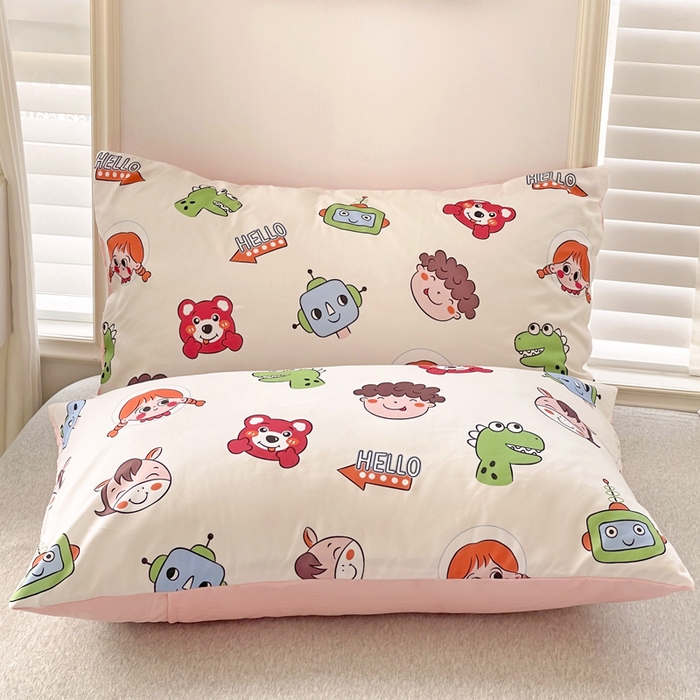 91家纺网 家纺一手货源 找家纺 寐居 2023新款A类水洗棉印花冬被 欢乐总动员